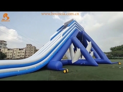 โซลูชันสไลเดอร์ยักษ์สำหรับสวนน้ำลอยน้ำแบบกำหนดเองของ Bouncia Inflatables