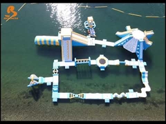 สนามน้ําลอยลอย ปลูกน้ําเล่น สนามน้ําลอย 0.9mm PVC