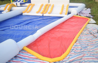 Kids And Adults Inflatable Water Park 0.9mm Pvc Tarpaulin