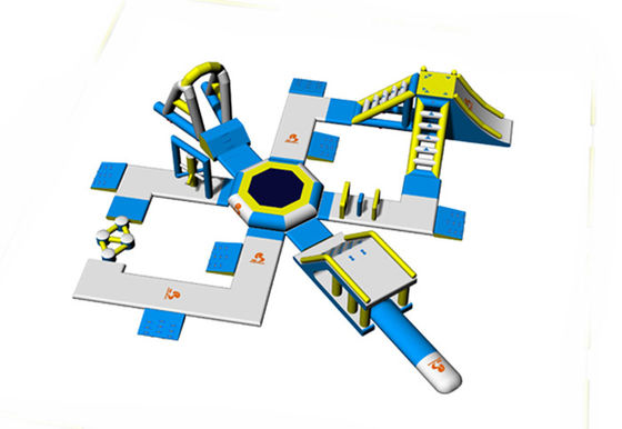 Anti UV Inflatable Aqua Park Equipment