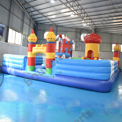 สวนน้ำปราสาท Bouncy สำหรับเด็ก