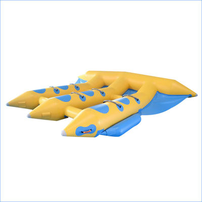 0.9mm ทนทาน Tarpaulin พีวีซี Inflatable Flying Fish เรือขาย